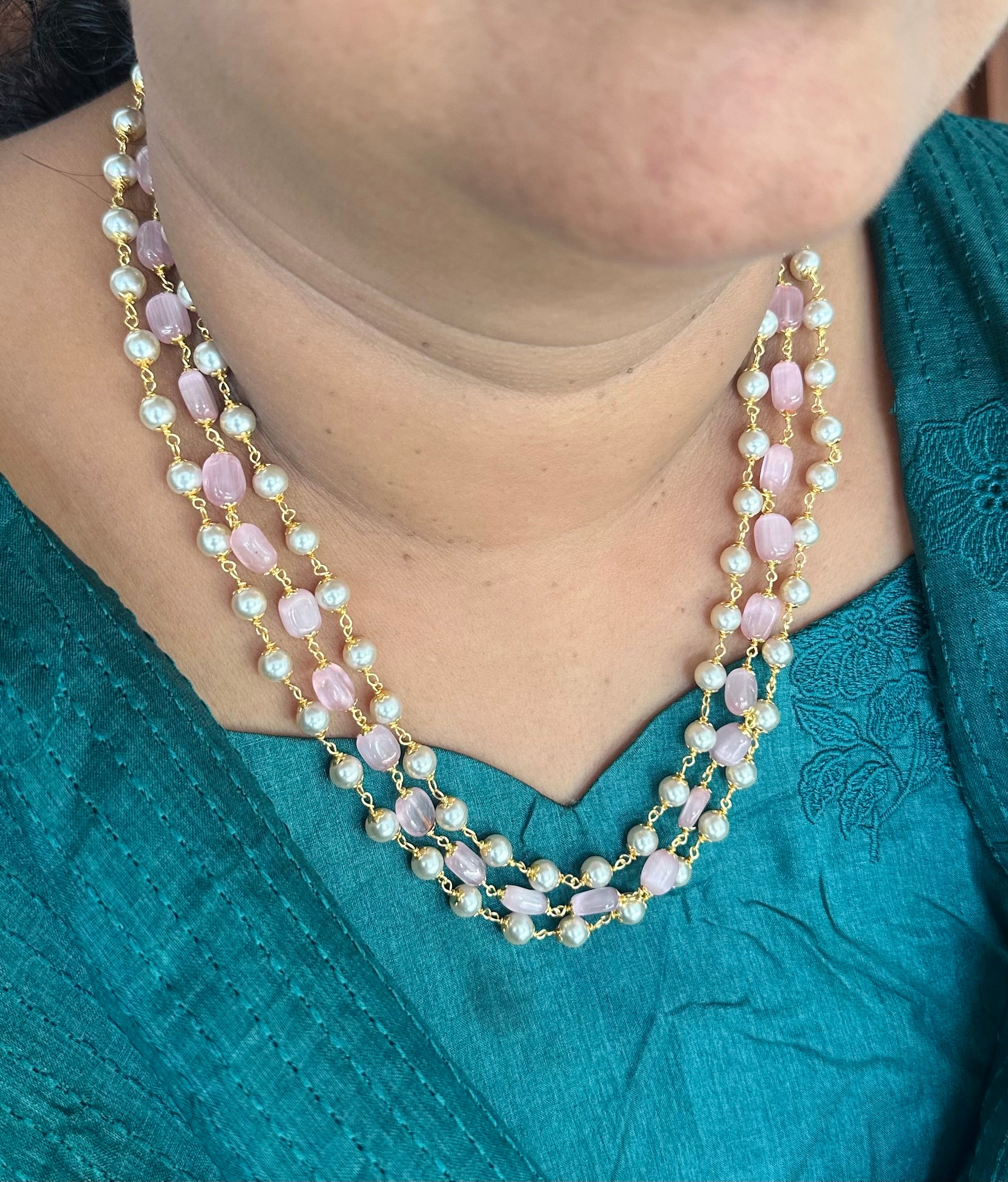 🌸 3 Layer Blossom Pearl