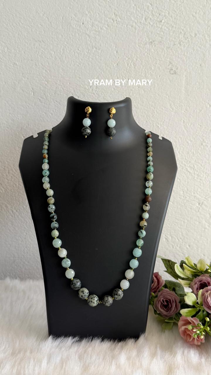 aqua blue beads
