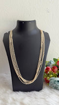 5 layer round pearl chain