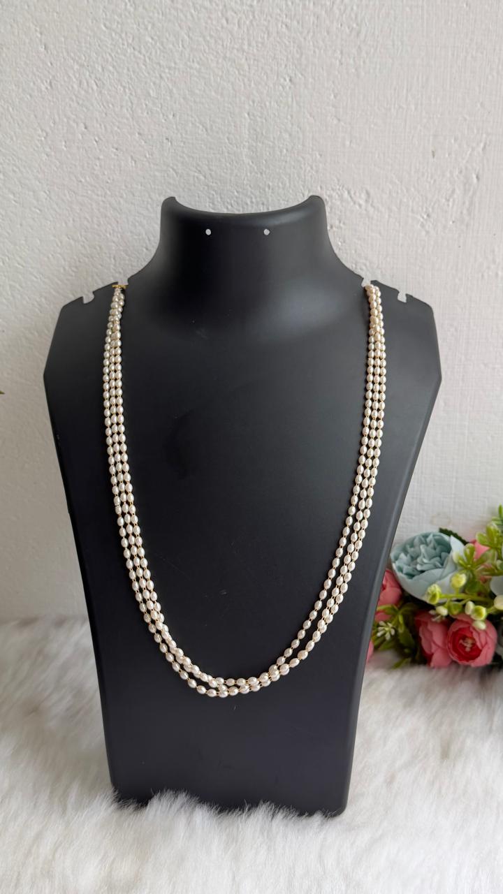3 layer rice pearl chain