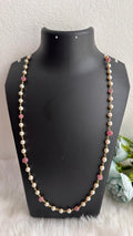 pink beads long chain