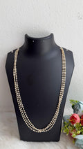 3 layer round pearl chain