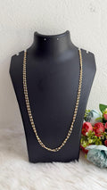 2 layer round pearl chain