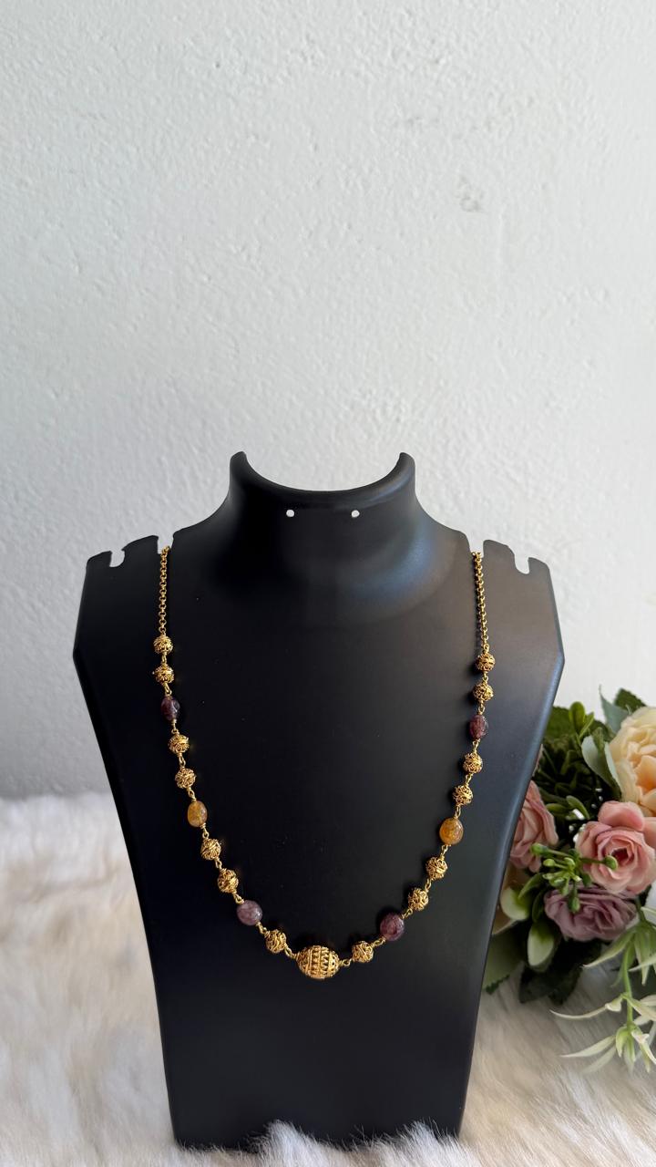 chocolate pearl chain